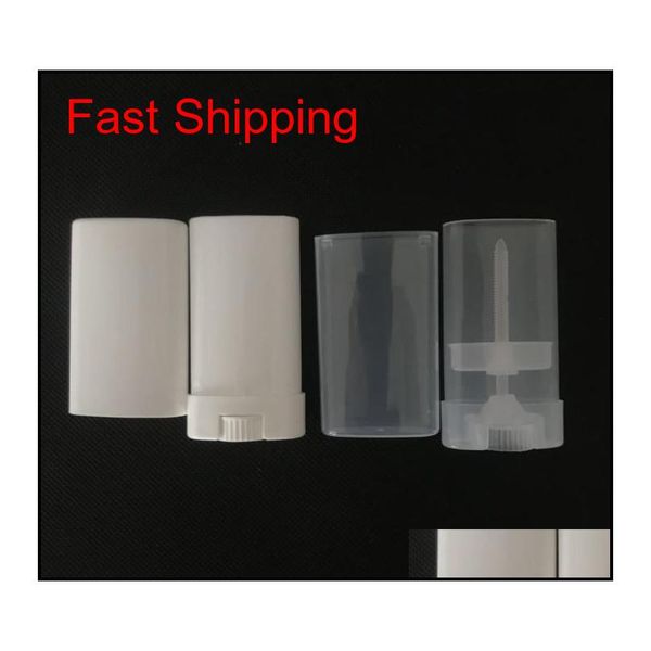 

empty plastic oval deodorant containers lip balm tubes with lid caps 15ml for lipstick, crayon,chapstick,homemade qylgpd bbgargden