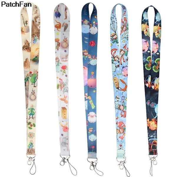 

a3352 patchfan cartoon little prince creative badge id lanyards mobile phone rope key lanyard neck straps accessories