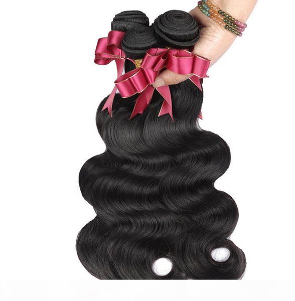 

human hair bulks 9a brazilian body wave human hair virgin remy natural black for balck women fzp219