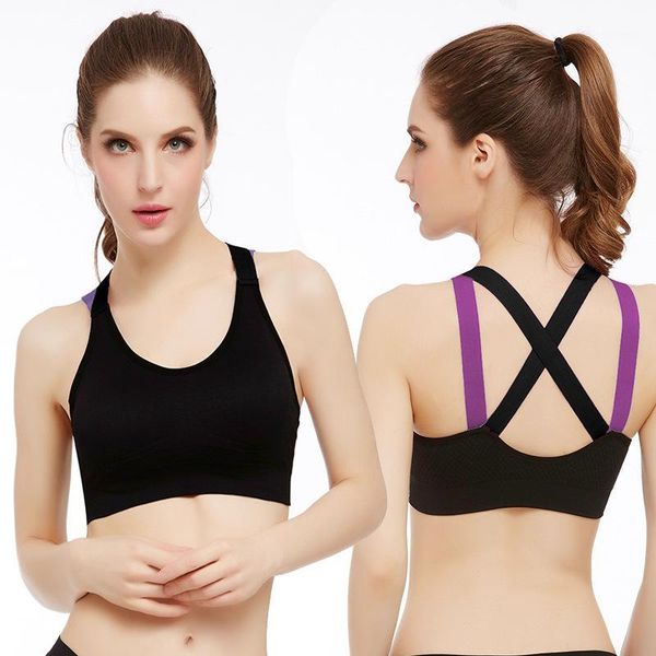 

s-l lingerie fitness underwear push up bra tight beautiful bra sports four colors1, White;black