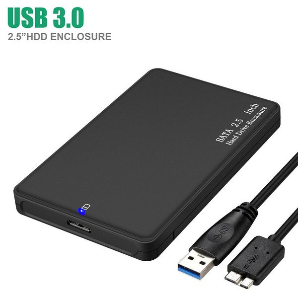 

2.5 inch usb 3.0 computer hard drive enclosures sata adapter 5 6 gbps box hard drive enclosure support 2tb hdd disk for windows mac os