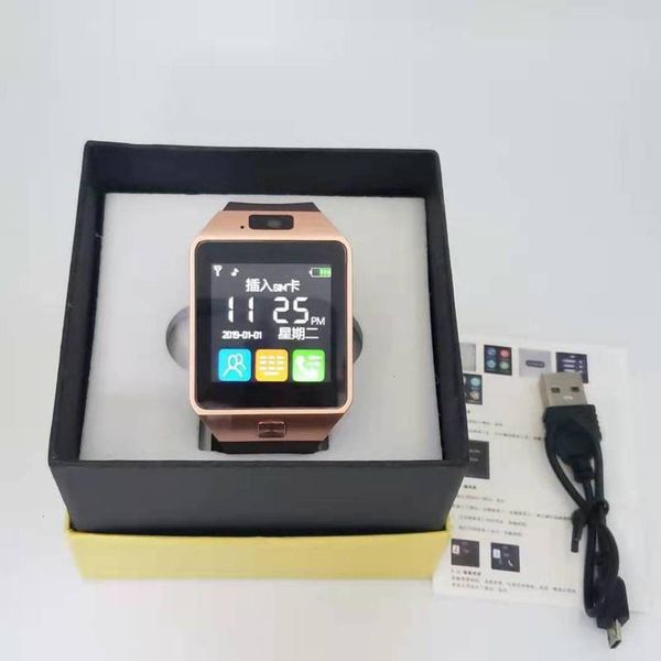 

touch watch the positioning for telephone gps elderly screen large font heart rate and blood prsure meter dz09