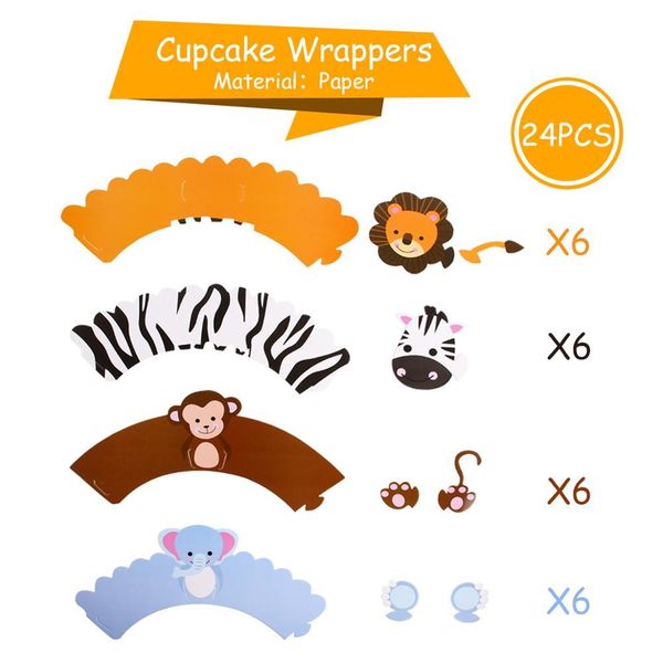

fengrise forest animal woodland party supplies safari джунгли birthday party decoraion дети baby shower мальчик джунгли тематическая вечерин