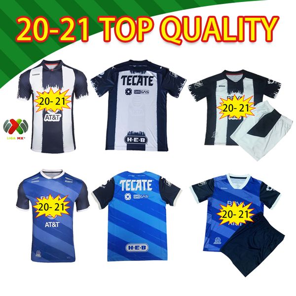 

mexico 2020 2021 cf monterrey soccer jerseys d.pabon r.funes mori home away soccer jerseys, Black