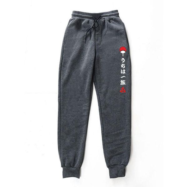 

pants anime trousers japanese uchiha pants print harajuku male narut joggers casual fitness sweatpants jogger men sweatpants svwiu, Black