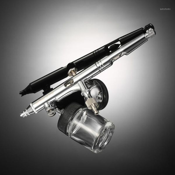 

multi-purpose mini spray gun professional dual-action airbrush kit air control air-brush + eyedropper 0.25mm 7cc & 22cc for art1