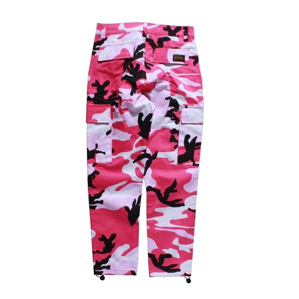 

2021 new orange rose camouflage load women hip hop streetwear pants sweatpants couple's clothes iaax, Black;white