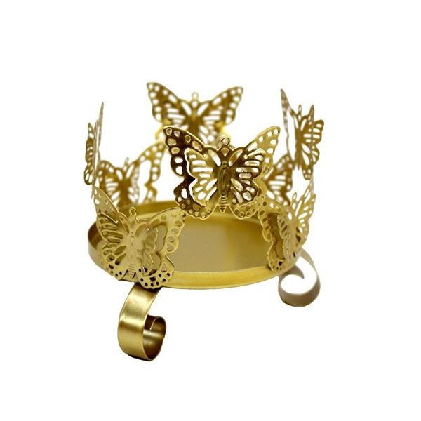 

candle holders nordic golden wrought iron holder butterfly wedding props home decoration bedroom european decor
