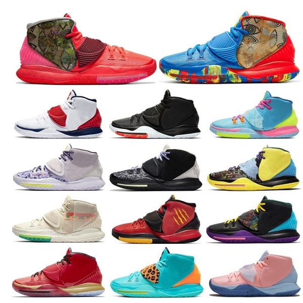 

2020 new kyrie 6 asia irving jumpman men baskteball shoes usa sclock n7 pool neon graffiti bruce lee mens trainers sports sneakers