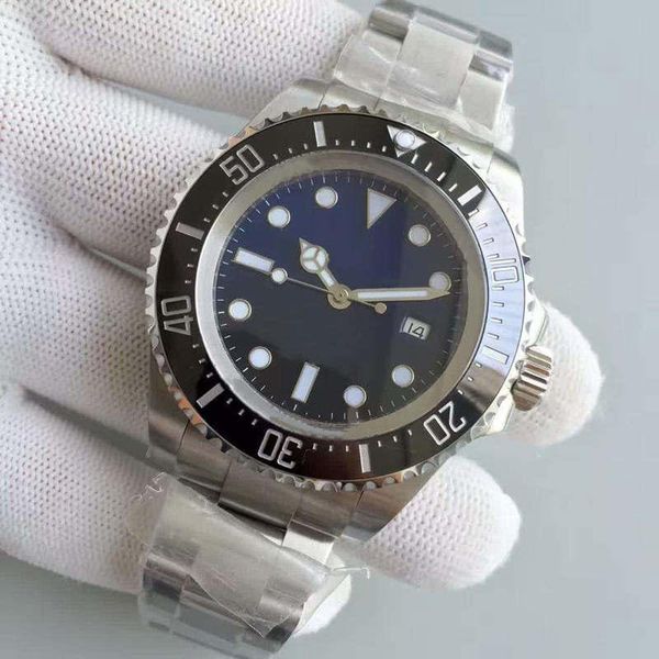 

selling men's fine steel watch diameter 44mm automatic mechanical watch men's sports watch super luminous transportation, Slivery;brown