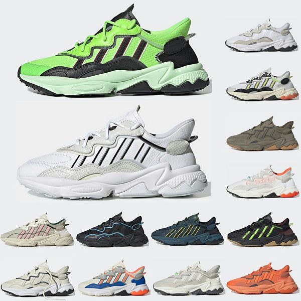 

ozweego for men women running shoes reflective xeno king push core black bright cyan solar mens shoes trainers sports sneakers 36-45