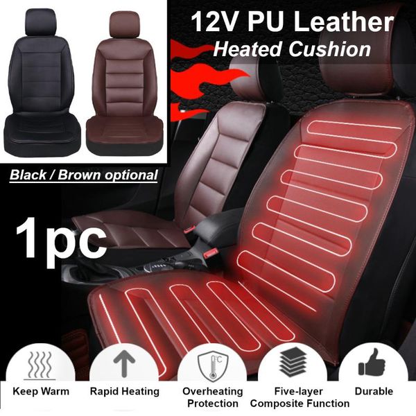 

сиденье 12v электрический автомобиль крышка с подогревом подушка protector предупреждать сиденья утеплителем кожа pu зимнее отопительные быт