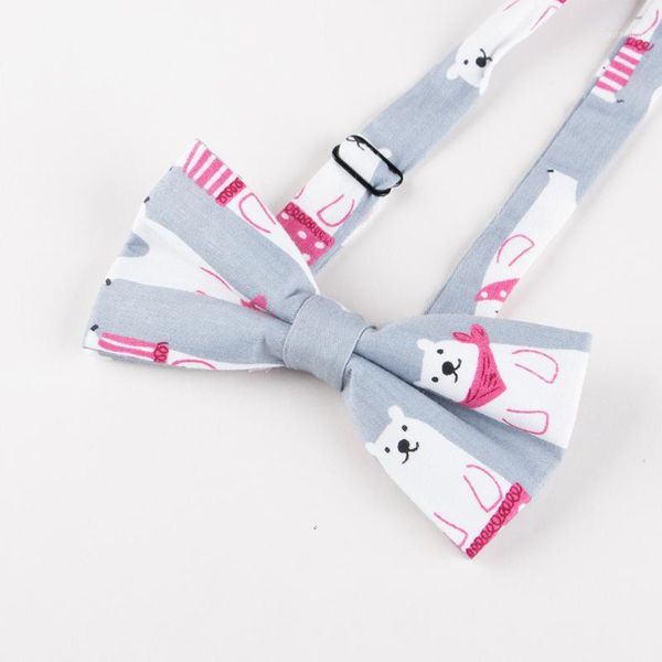 

veektie fashion bow ties for men lovely animals pattern bowtie casual suit wedding party school uniform accessories bear1, Blue;purple