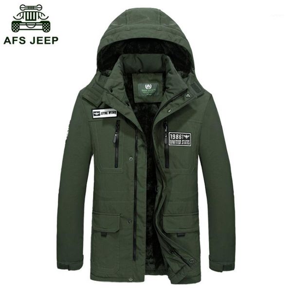 

zhan di ji pu brand medium length cashmere and thickening fashion quality cotton padded jacket for men winter down jacket d1981, Black