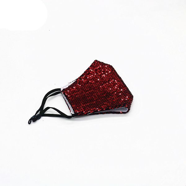 

dustproof sequins protective fashion mouth masks bling washable reusable face mask for women ing