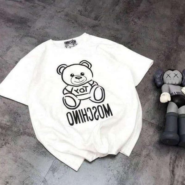 

202115 new fashion animal pattern t-shirt fashion designer loose men's and women's short sleeves summer fit design leisure spor, White;black