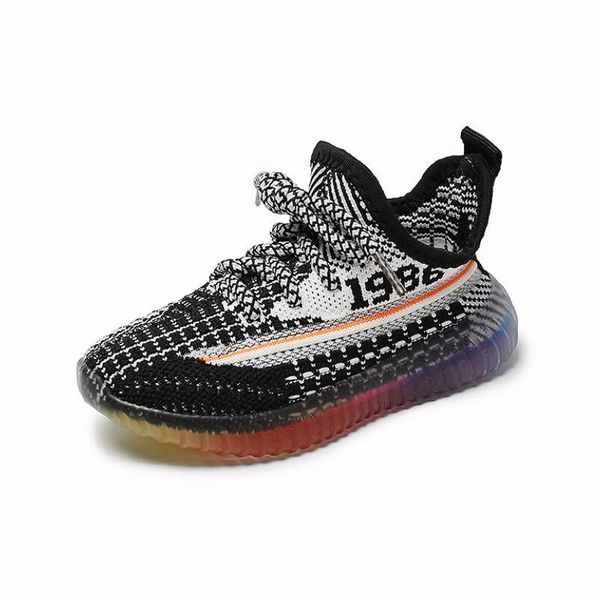 

2020 осень новые мальчики девочки 1 10 лет дети спортивная обувь мягкое дно мода дышащие кроссовки non скольжения малышей кроссовки sqcxlh, Black