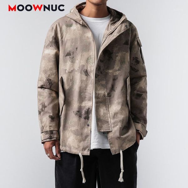 

jackets outerwear hombre denim coats 2020 moownuc hip hop kpop fashion loose solid men's clothes spring dress boys casual mwc1, Black;brown