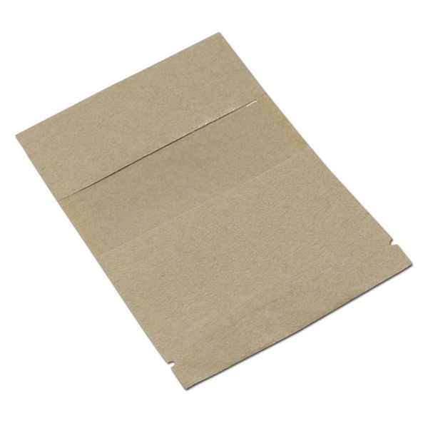 

30pcs lot brown kraft paper stand up grocery food storage ziplock package bag doypack heat seal snack nuts pack bag with window h jllkvj