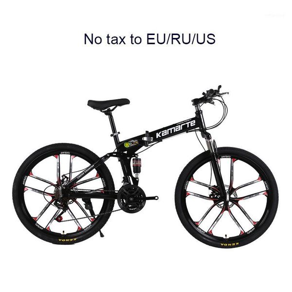

bikes 24 and 26inch folding mountain bike 10 knife wheel bicycle 21 speed two-disc brake bicycle1