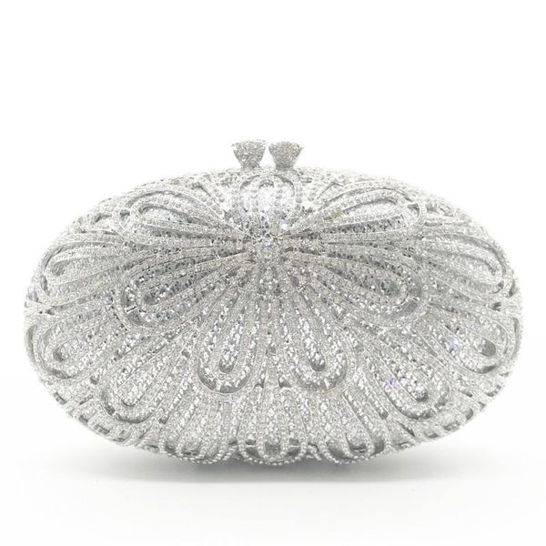 

xiyuan clutch evening bags sliver gold women purse hard case bridal wedding evening clutch bag ladies dinner clutches handbags
