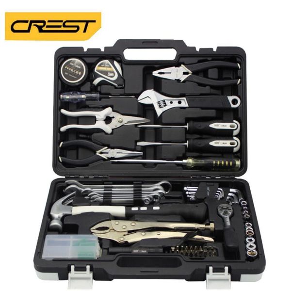 

102pcs car repair tool home kits diy hand tools storage case socket wrench screwdriver