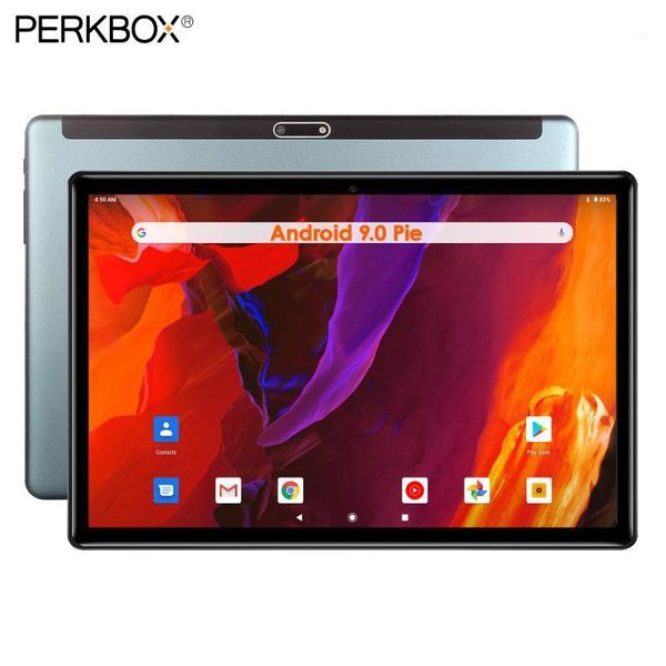 

2020 mediapad 10 inch tablet android 9.0 quad core 32gb disk dual sim dual cameras 5.0mp wifi gps tablets + 64gb tf card gifts1