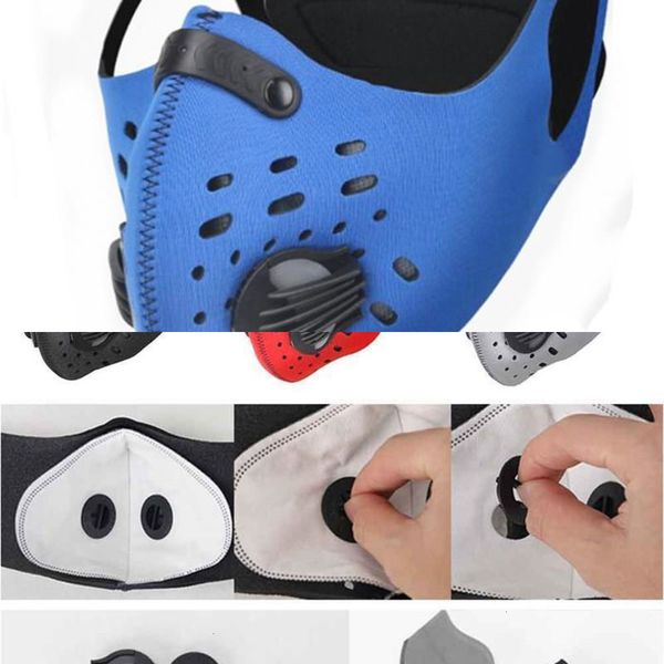 

1 face protective half hom household pcs mask training mask anti-pollution running activated ca 1tsf qbyj
