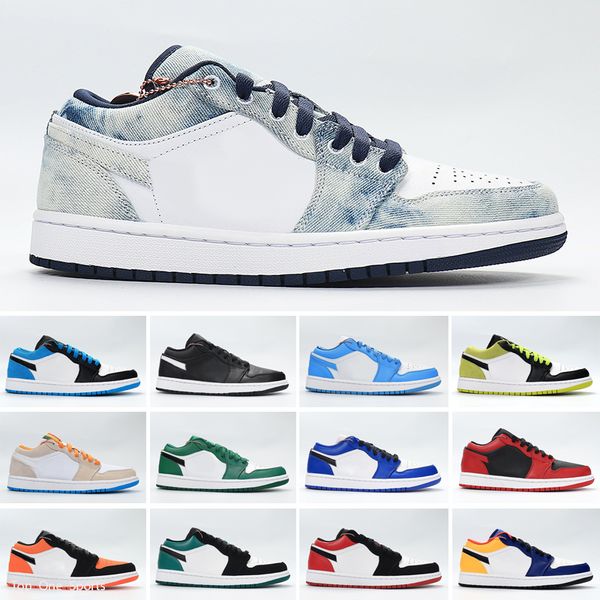 

low 1 1s men women shoes royal toe laser blue midnight navy military green noble red gold toe grey chicago sports sneakers