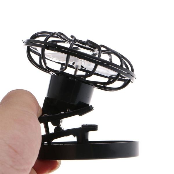 

mini portable clip-on solar panel powered cooling fan for travel camping fishing g8tc