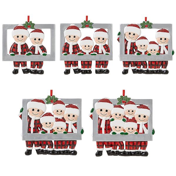 

2020 quarantine ornament lovely family christmas tree hanging diy pendant pandemic -social distancing