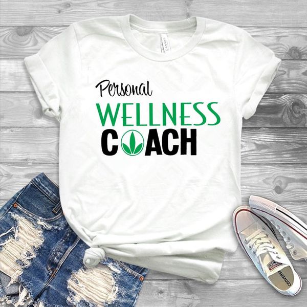 

cute herbalife nutrition shirt funny herbalife personal wellness c oach fitness tee women casual workout plus size tees, White