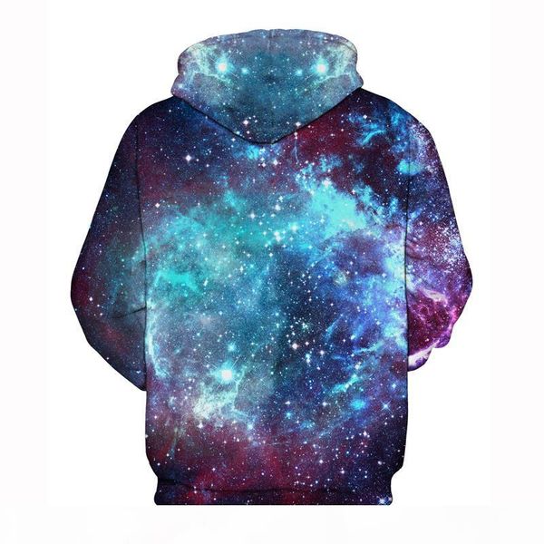 

mens designer hoodies for women sweatshirt 3d printed stars nebula hoodie loose thin casual hoodies jacket pullovers, Black