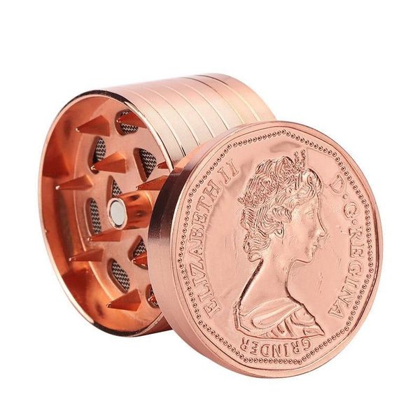 

spot 40mm three-layer sharp tooth herb grinder creative dollar canadian dollar coin smoke grinder smoke acces bbyovb lg2010