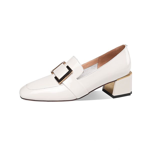 

large 2021 new 34-42 female genuine ladies as spring shoes high heels 1tvp, Black