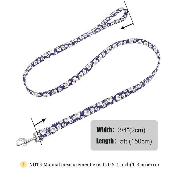 

7 colors nylon dog leash lead printed pet puppy chihuahua walking leash running training leashes rope for small medium sqcuzj