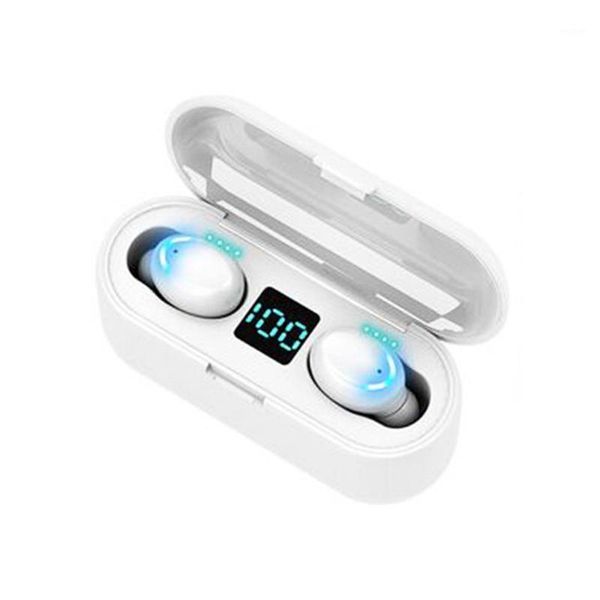 

f9 true wireless headset 5.0 wireless binaural stereo headset portable in-ear waterproof sports1