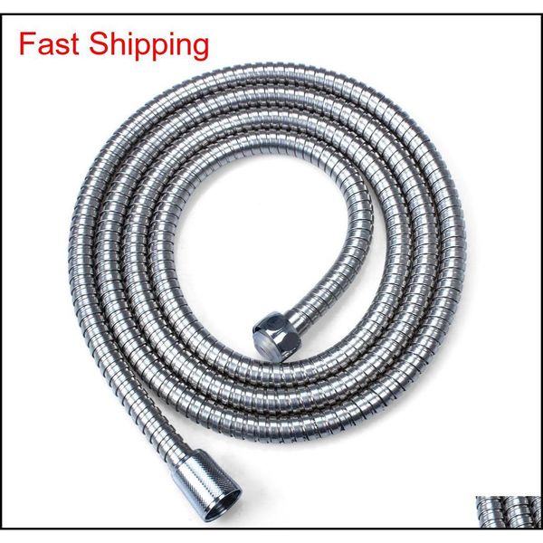 

2m flexible stainless steel chrome standard hose shower head bathroom hose water hoses pipe ne qylcmv bdenet
