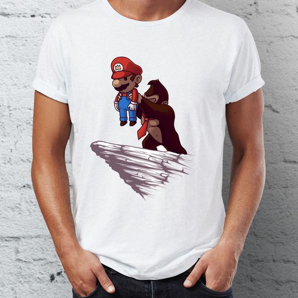 

мужская футболка показывая марио и donkey kong на pride rock gaming tee спорта толстовка с капюшоном hoodie