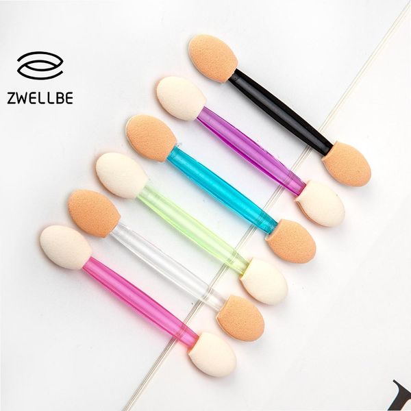 

10pcs new fashion sponge stick eye shadow applicator cosmetic makeup tools double-head eyeshadow brush 10pcs new wmtywc xhhair