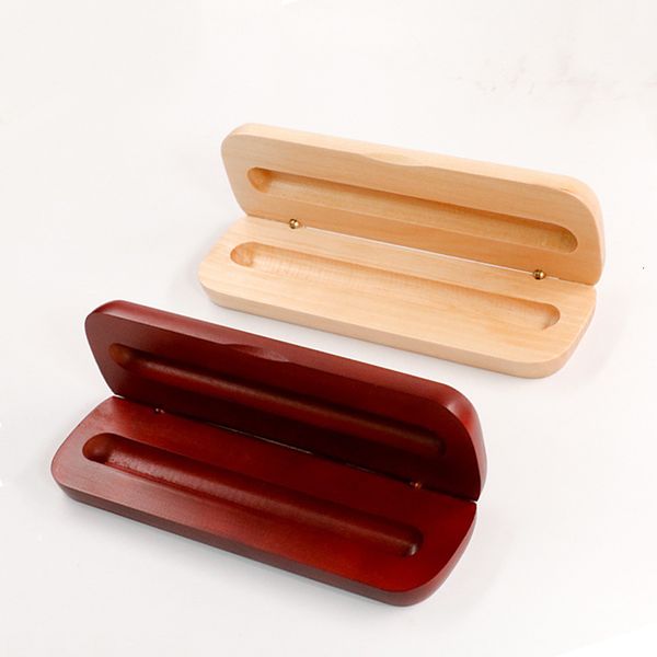 

pen wood pencil cases empty natural wooden gift boxes dhl shipping