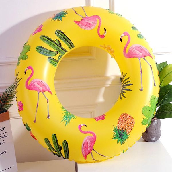 

inflatable swimming ring pool float adults thicken flamingo circle as water seat child life buoy raft water sea toys for pool wmthgm xhlove