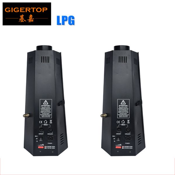 

hipping 2xlot liquefied petroleum gas flame machine 2 channels professional stage effect lpg fire machine hexagon housing flame jet
