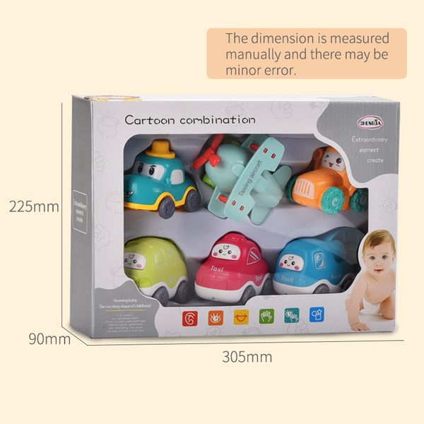 

multi color cute mini car toy kid baby early educational toy kid baby christmas gift 7 pcs a set