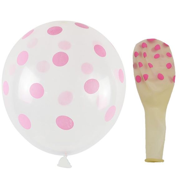 

10шт 12 дюймов латекс прозрачные воздушные шары в горошек цветные свадьбы день рождения воздушные шары украшения глобаческих воздушных шаров