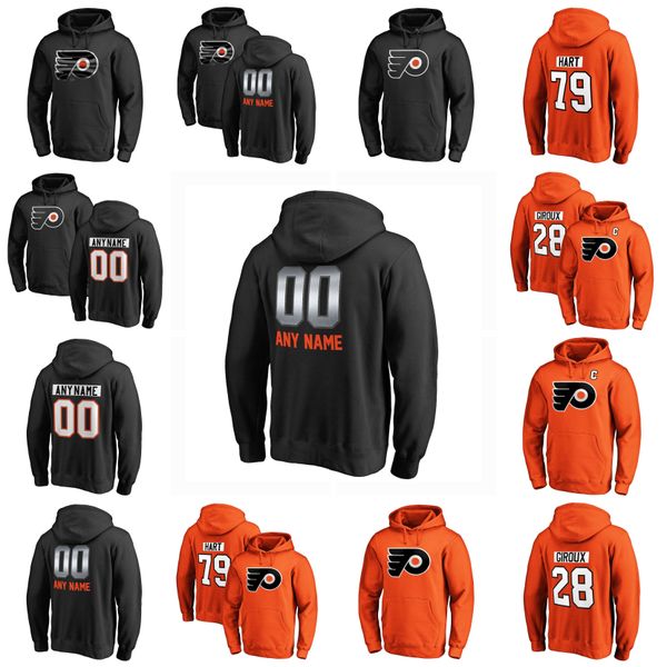 

philadelphia flyers pullover hoodie lil peep hockey sweatshirts nicolas aube-kubel sean couturier joel farabee derek grant custom, Red