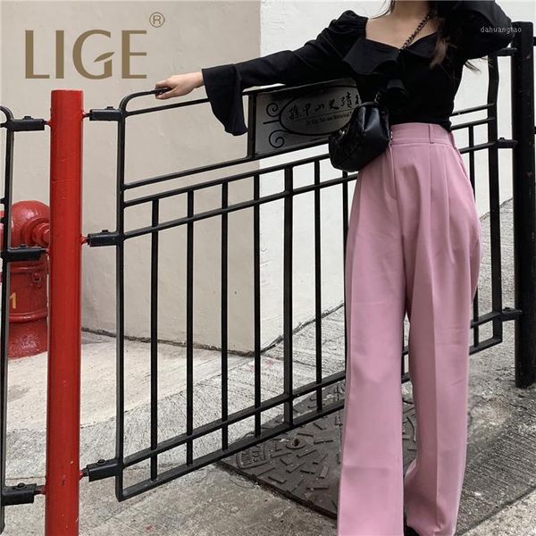 

2019 new spring and summer arrival wind, puff sleeve, ruffled with wide-leg pants1, White