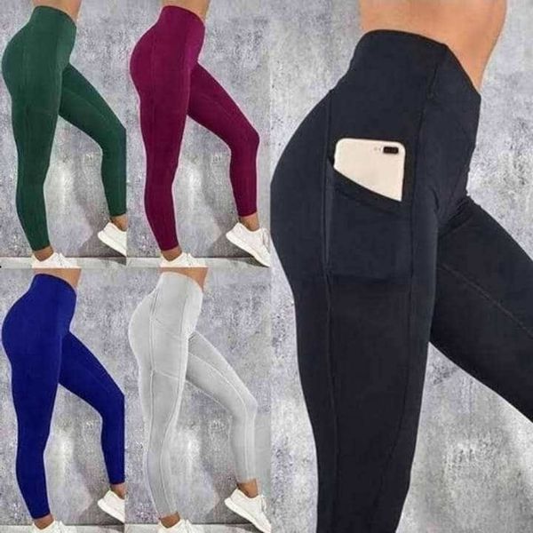 

2020 yoga pants hip lifting and waist retracting sports leggings, Black