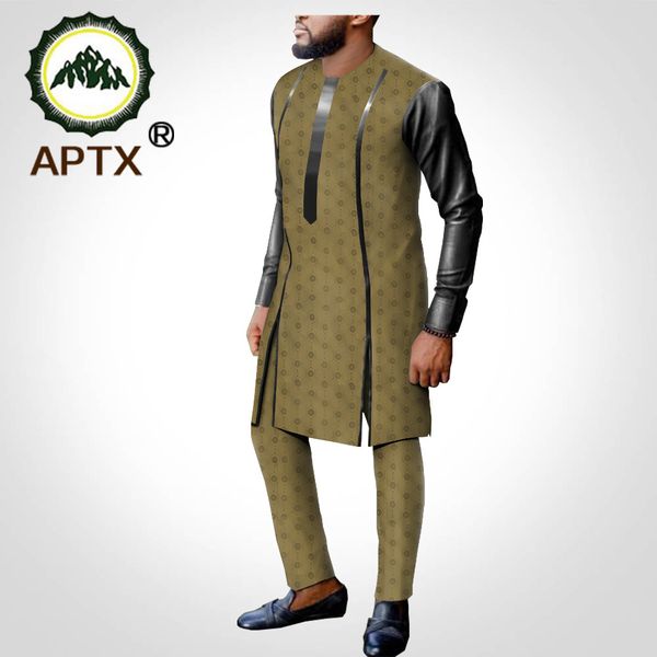 

jacquard fabric cotton suit for men tailor made full leather sleeves + slim pants men's casual suit t007 1022, Gray