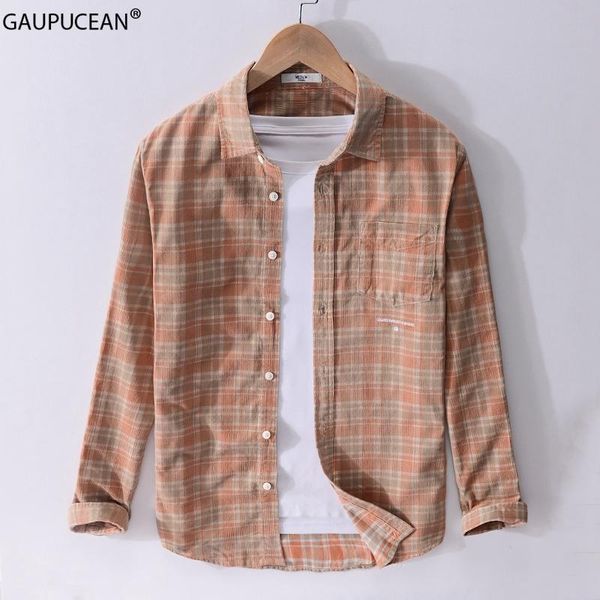 

100% cotton anti-static thick man casual shirt quality spring autumn male pocket plaid checked fashion long sleeve men shirts, White;black